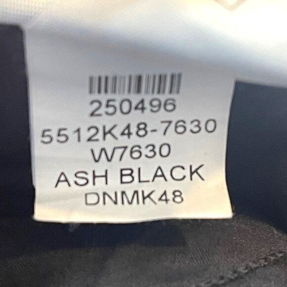 Paige Cindy Straight Jeans in Ash Black Size 34 – Raw Hem, Premium Stretch Denim - Picture 13 of 13